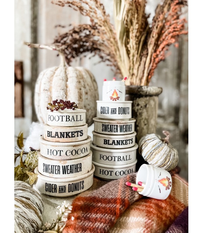 Antique English - Ironstone risers. Sweater Weather Collection- FALL